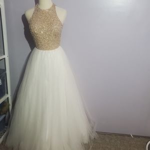 Glamour by Terani Couture Party Dress sparkle tulle ball gown
